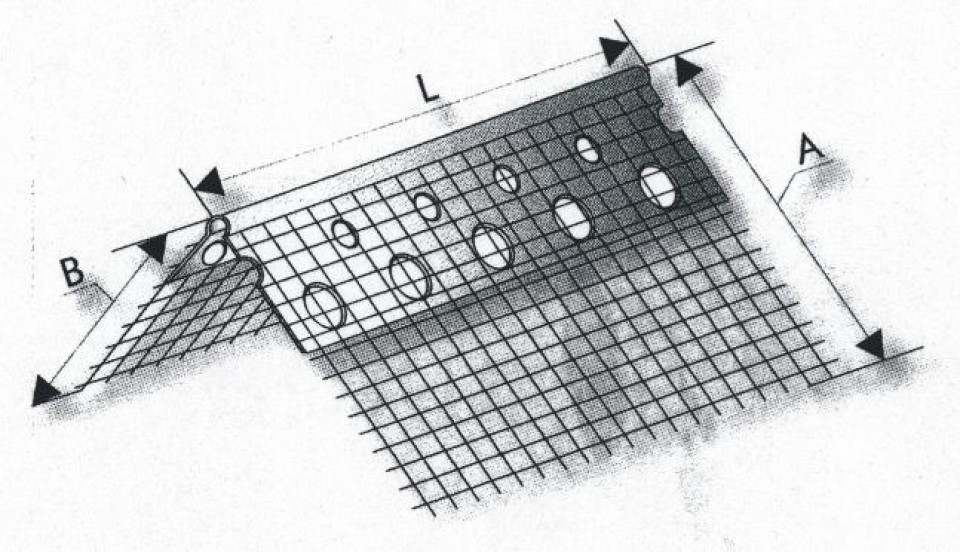 Narożnik elewacyjny 80mm x 120mm x 2,5m